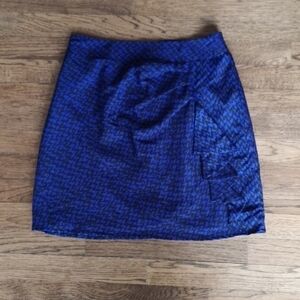 VINTAGE Jacob Skirt Lightweight Black Blue 8